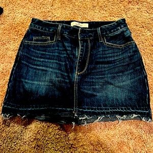 Hollister Dark Blue Mini Skirt